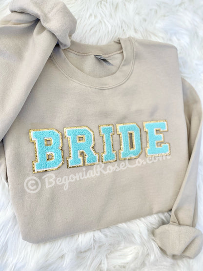 Chenille BRIDE Patch Crewneck Sweatshirt