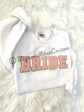 BRIDE crewneck sweatshirt in grey - bridal shower or bachelorette gift