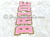 BRIDE Chenille Letter Patches