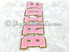 BRIDE Chenille Letter Patches