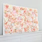 flower wall peony wall decor rose wall decor custom flower wall nursery wall decor girl nursery decor girl