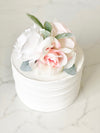 Girl Birthday Cake Topper, Floral Cake Flower Topper, Pink and Gold Cake Topper, Floral First Birthday, Floral Party, Baby Shower Decor