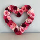 Wedding Flower Heart Backdrop Romantic Ceremony Decor