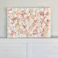 custom flower wall blush flower wall floral wall hanging flower wall hanging peony wall decor rose wall decor girl nursery decor girl