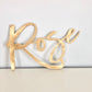 gold name sign gold wall art