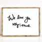 Custom wood handwriting sign rectangular style with personalized laser cut text - nursery wall decor