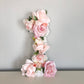 Large Floral Letter Home & Event Backdrop