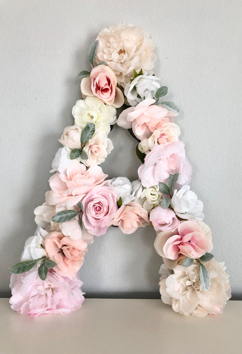 shabby chic nursery decor wall art baby name sign