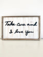 Personalized handwriting sign 3D raised wood lettering - housewarming gift