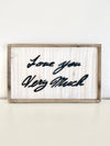 Personalized Handwriting Sign
