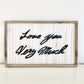 Personalized Handwriting Sign circular wood frame with raised laser cut lettering - memorial keepsake gift
