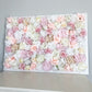 Blush faux silk flower wall 3D floral bridal shower backdrop