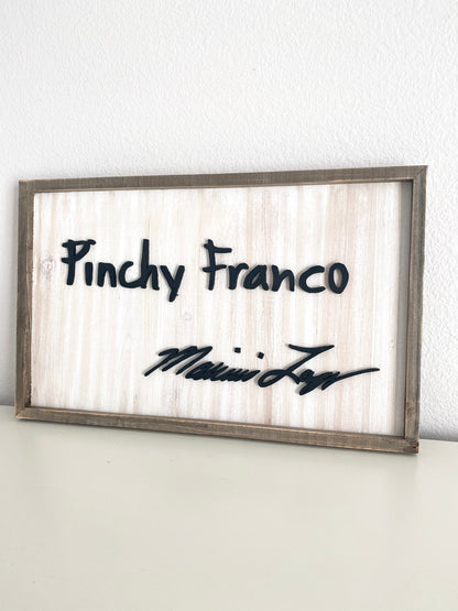 Personalized Handwriting Sign