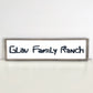 Personalized Handwriting Sign circular wood frame with raised laser cut lettering - memorial keepsake gift
