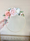 Custom Floral Hoop Baby Girl Nursery Wall Decoration