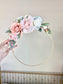 Nursery Flower Hoop Wreath Custom Floral Ring Decor
