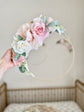 Floral Hoop Wreath, Nursery Floral Wreath, Nursery Wall Decor Girl, Photo Prop Wreath, Baby Shower Wreath Girl Nursery, Farmhouse Decor
