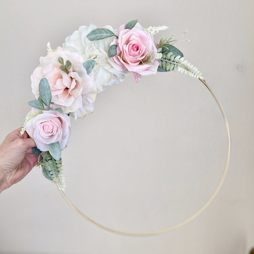 Floral Hoop Wreath
