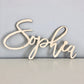 wood name decor