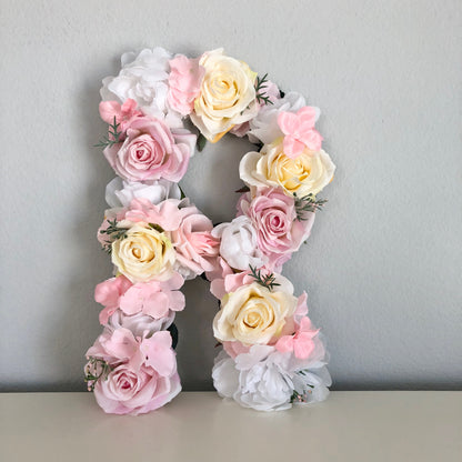 floral letter nursery letter baby shower decor baby shower sign baby shower gift