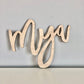 customized name wall art