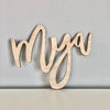 customized name wall art