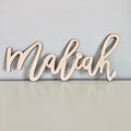 wood name sign art