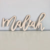 wood name sign art