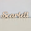 wood script sign custom
