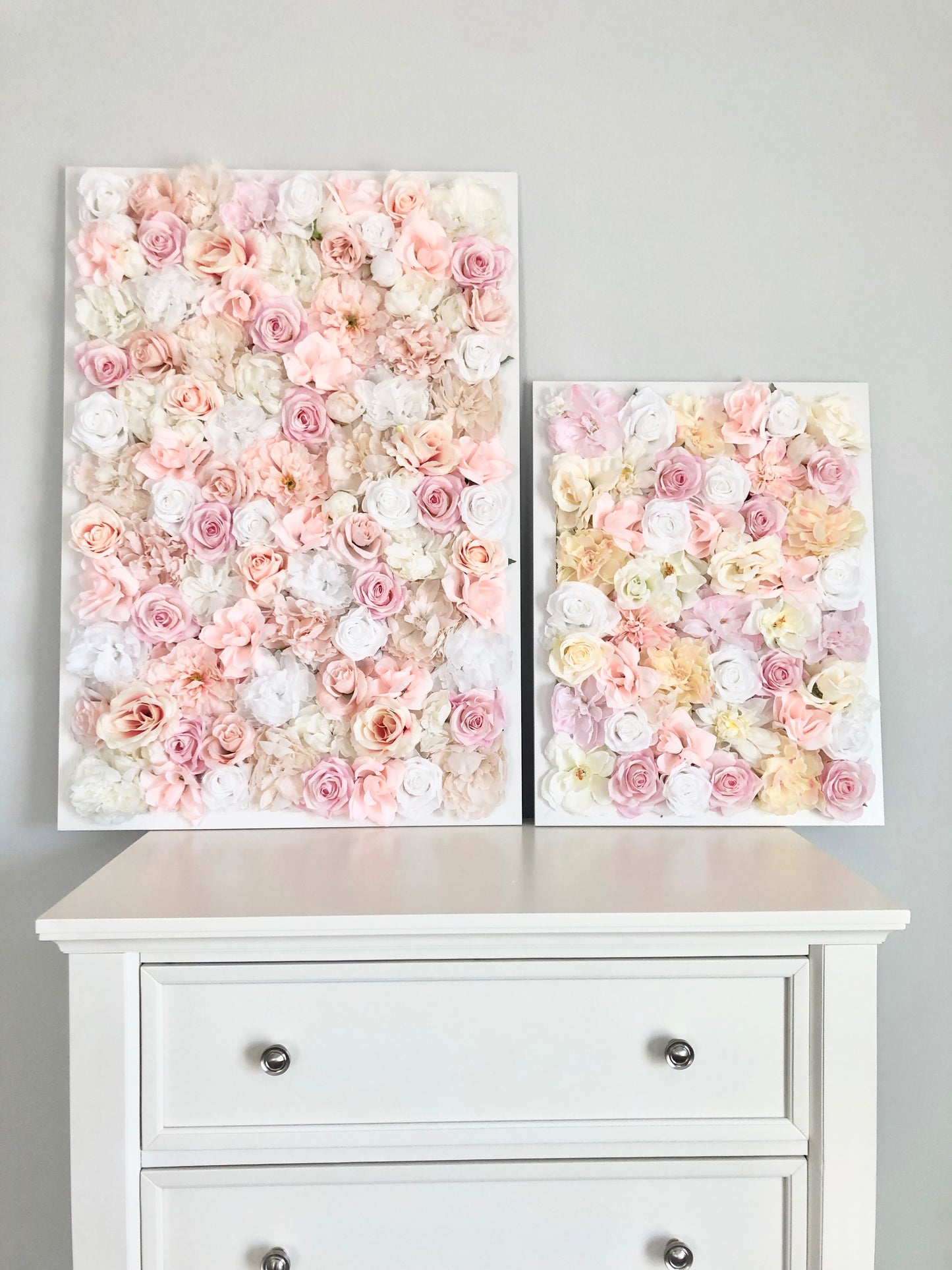 Custom rose flower wall floral bridal shower backdrop