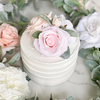 Girl Birthday Decorations, Girl Birthday Party, Flower Cake Topper, Smash Cake Topper, Wedding Cake Topper, Floral Arrangement Cake Topper