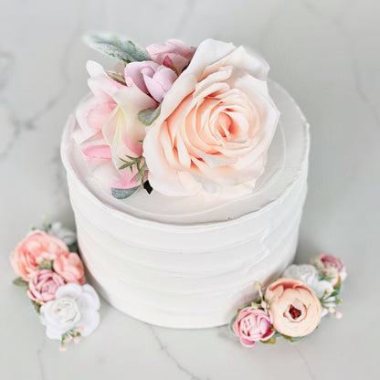 Personalized Custom Cake Topper, Girl Birthday Cake Topper, Wedding Cake Topper, Floral Cake Topper, Flower Cake Topper, 1st Birthday Cake