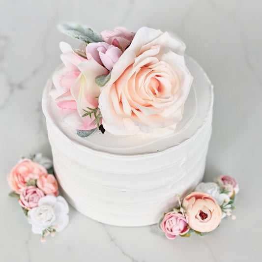 Personalized Custom Cake Topper, Girl Birthday Cake Topper, Wedding Cake Topper, Floral Cake Topper, Flower Cake Topper, 1st Birthday Cake