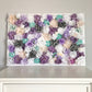 Custom rose flower wall floral hanging event backdrop