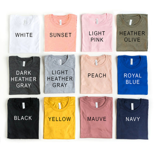 Raising Little People shirt color options - multiple heather tones