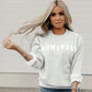 HOMEBODY Graphic Print Gray Sweatshirt