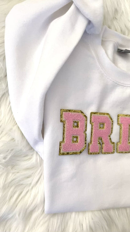 Chenille BRIDE Patch Crewneck Sweatshirt