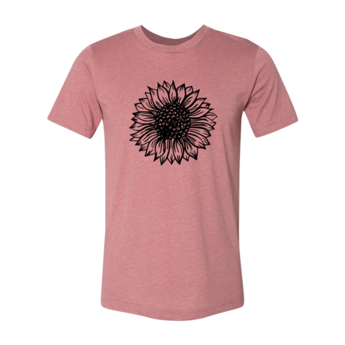 Sunflower tee in Athletic Heather color