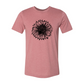 Sunflower tee in Athletic Heather color