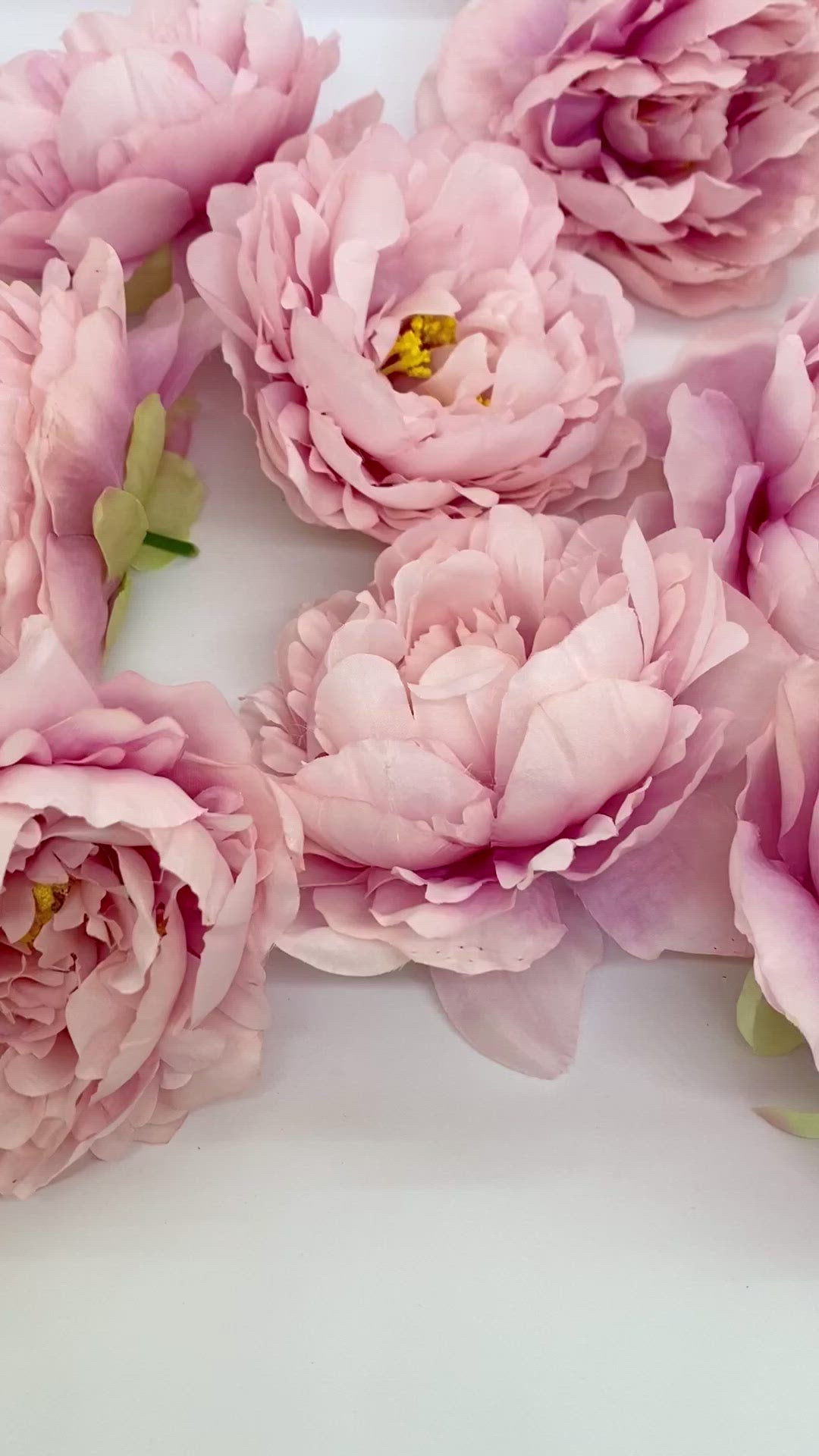 5" Light Pink Peony Two Tone Peony Wedding Flower Fluffy Peony Flower Artificial Peony Light Pink Wedding Flower Light Pink Peony Decor