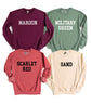 Faith sweatshirt grey color option pre-shrunk crew neck