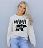 Mama Bear Sweatshirt mom gift cotton-poly crew neck color 2