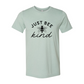 Just Bee Kind t-shirt in Heather Mauve color