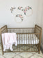 Girl Nursery Wall Decor Girl, Blush Nursery Decor Floral Nursery, Floral Hoop Wreath Decor, Bridal Shower Decor, Baby Shower Decor Girl