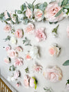 Flower Wall Hanging, Boho Baby Shower, Boho Bridal Shower Decor, Girl Nursery Decor Girl, Over the Crib Sign, Floral Wall, Flower Curtain