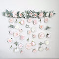 Flower Wall Hanging, Boho Baby Shower, Boho Bridal Shower Decor, Girl Nursery Decor Girl, Over the Crib Sign, Floral Wall, Flower Curtain