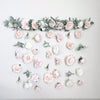 Flower Wall Hanging, Boho Baby Shower, Boho Bridal Shower Decor, Girl Nursery Decor Girl, Over the Crib Sign, Floral Wall, Flower Curtain