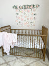 Flower Wall Hanging, Boho Baby Shower, Boho Bridal Shower Decor, Girl Nursery Decor Girl, Over the Crib Sign, Floral Wall, Flower Curtain