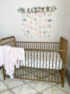 Flower Wall Hanging, Boho Baby Shower, Boho Bridal Shower Decor, Girl Nursery Decor Girl, Over the Crib Sign, Floral Wall, Flower Curtain