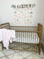 Flower Wall Hanging, Boho Baby Shower, Boho Bridal Shower Decor, Girl Nursery Decor Girl, Over the Crib Sign, Floral Wall, Flower Curtain
